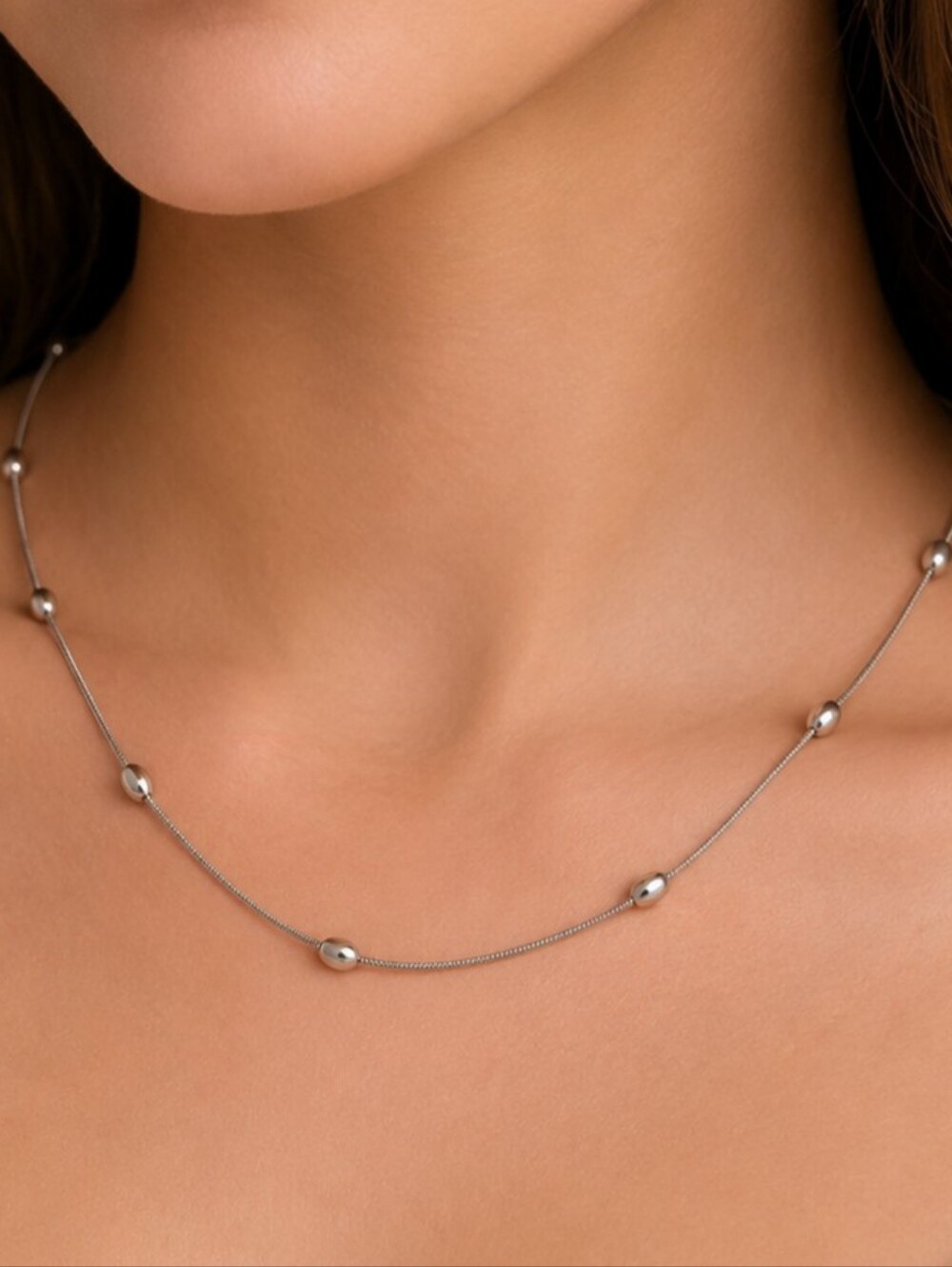 Beaded Station Oval 18" Snack Chain
